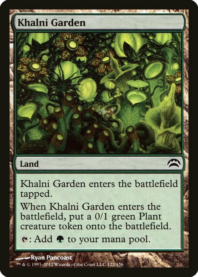 Khalni Garden 122 card from Planechase 2012