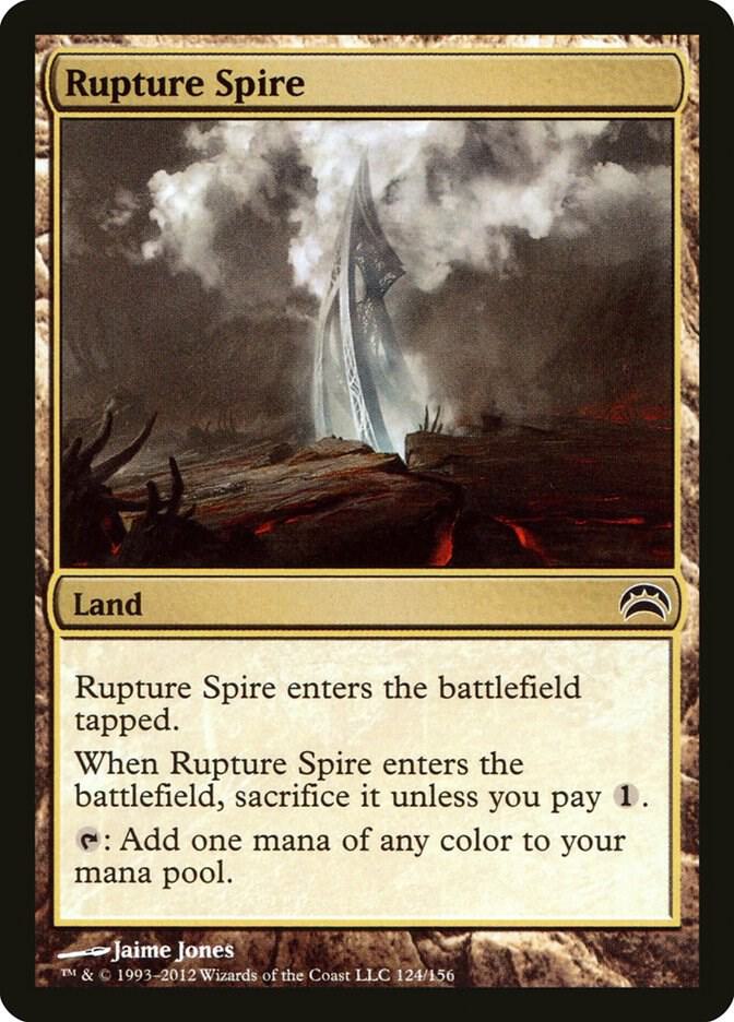 Rupture Spire 124 card from Planechase 2012