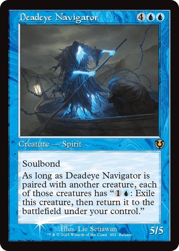 Deadeye Navigator (Retro Frame) 492 card from Launch Party & Release Event Promos