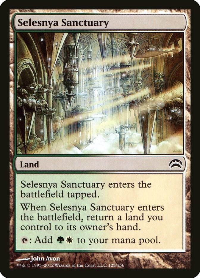 Selesnya Sanctuary 125 card from Planechase 2012