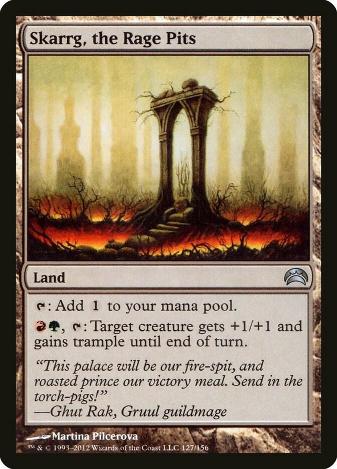 Skarrg, the Rage Pits 127 card from Planechase 2012