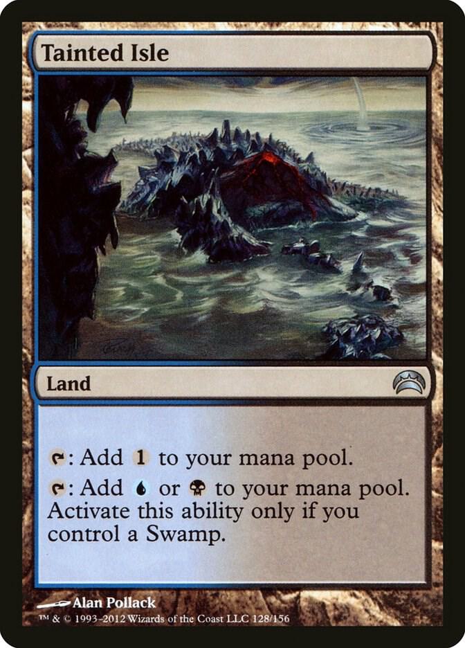 Tainted Isle 128 card from Planechase 2012