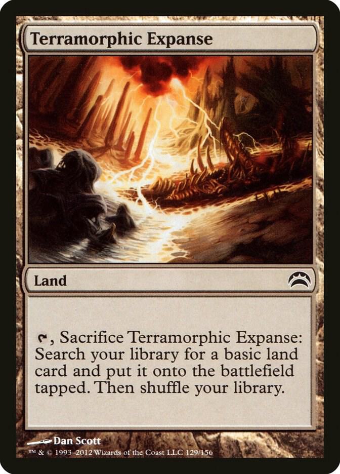 Terramorphic Expanse 129 card from Planechase 2012