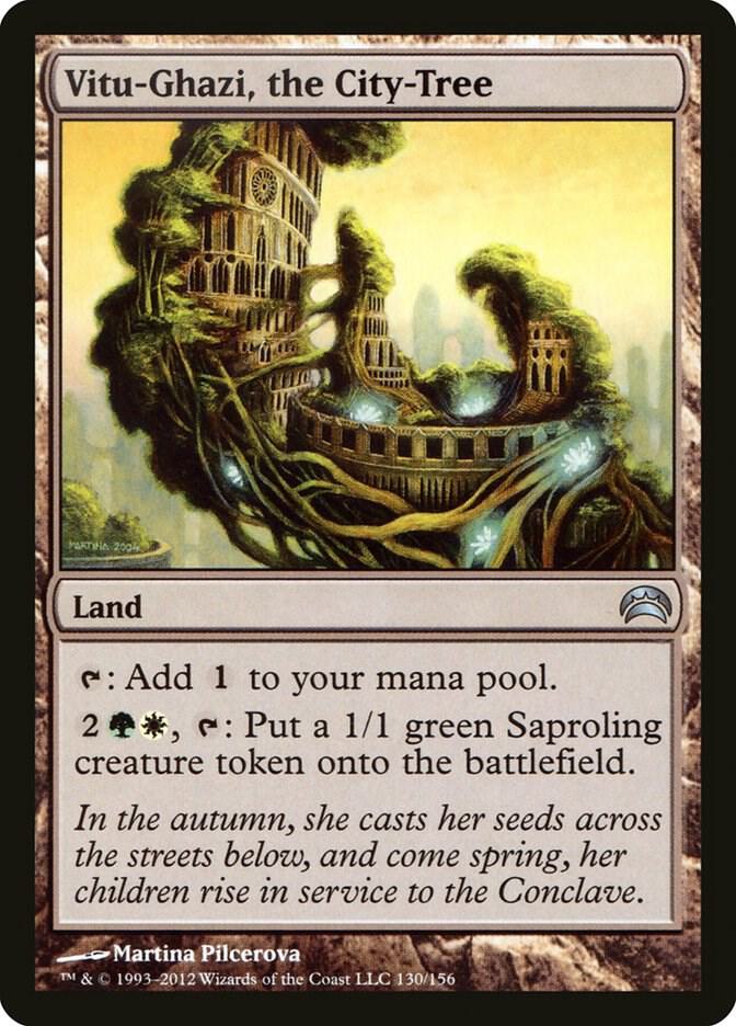 Vitu-Ghazi, the City-Tree 130 card from Planechase 2012