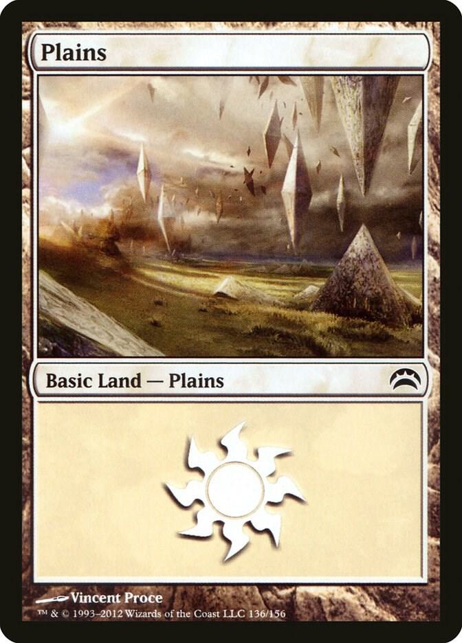 Plains 136 card from Planechase 2012