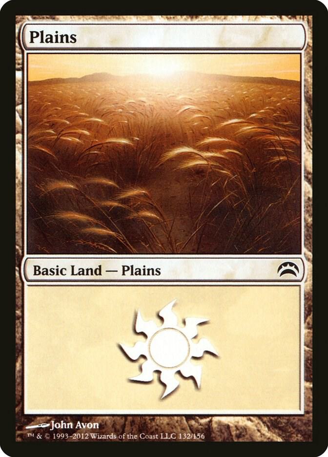Plains 132 card from Planechase 2012