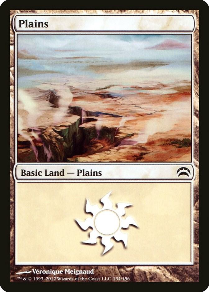 Plains 134 card from Planechase 2012