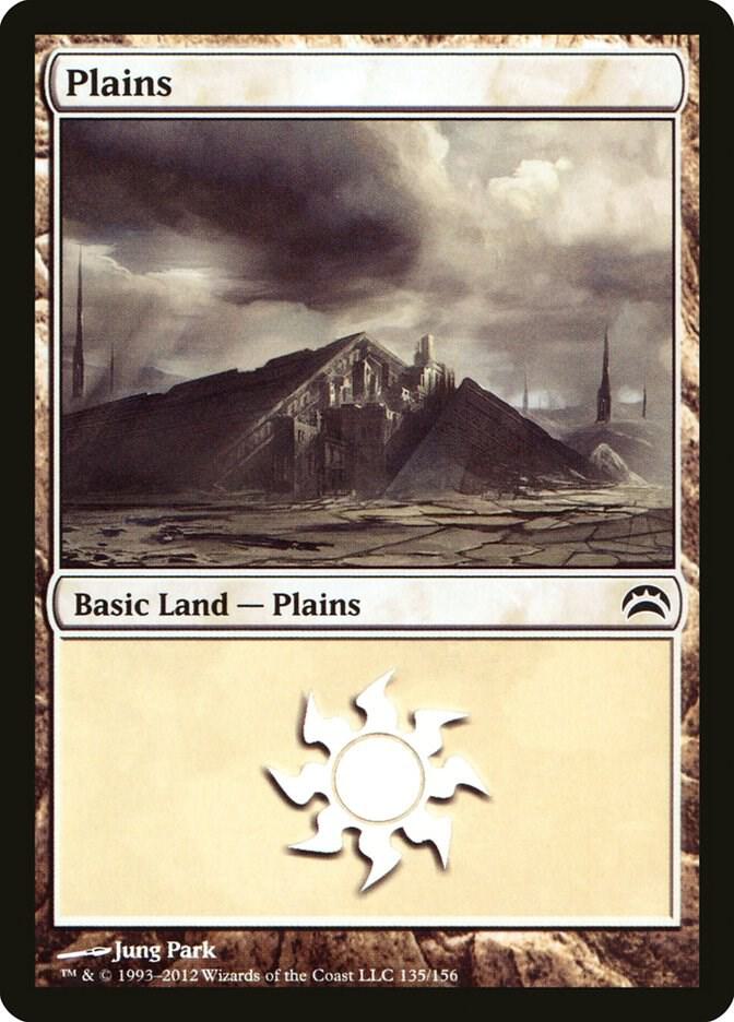 Plains 135 card from Planechase 2012