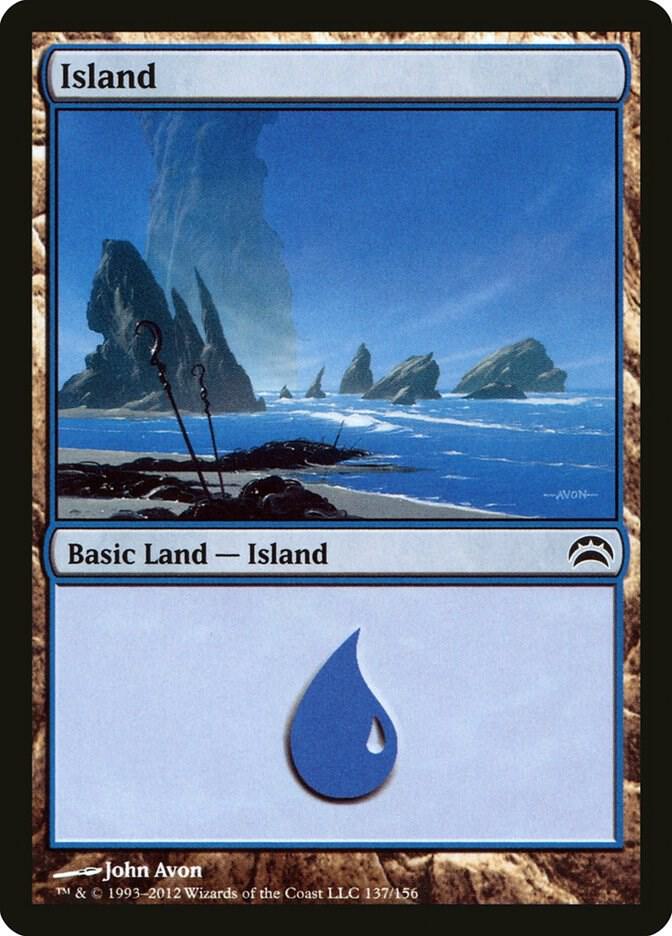Island 137 card from Planechase 2012