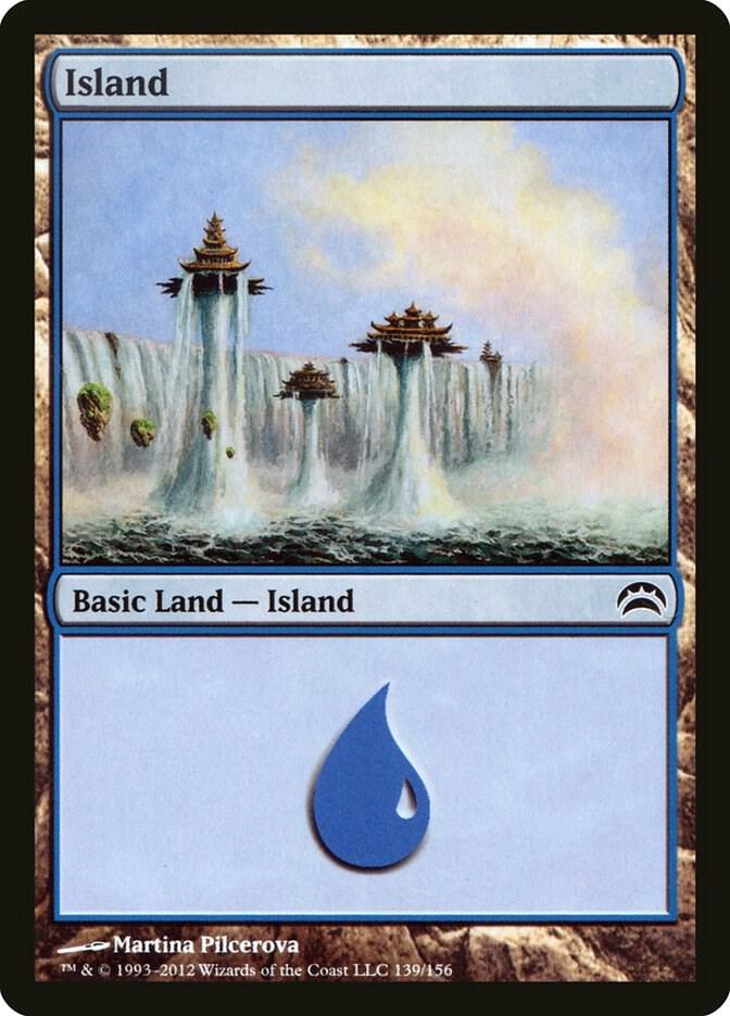 Island 139 card from Planechase 2012