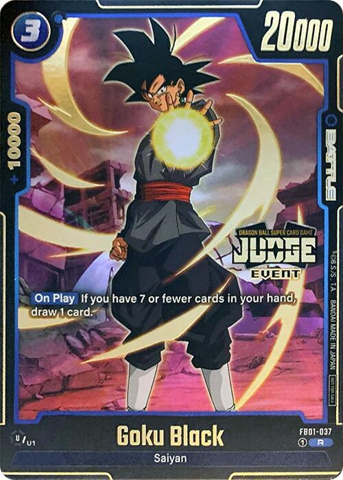 Goku Black (Judge Pack (Event Judge) 01) FB01-037 card from Tournament and Championship Promos
