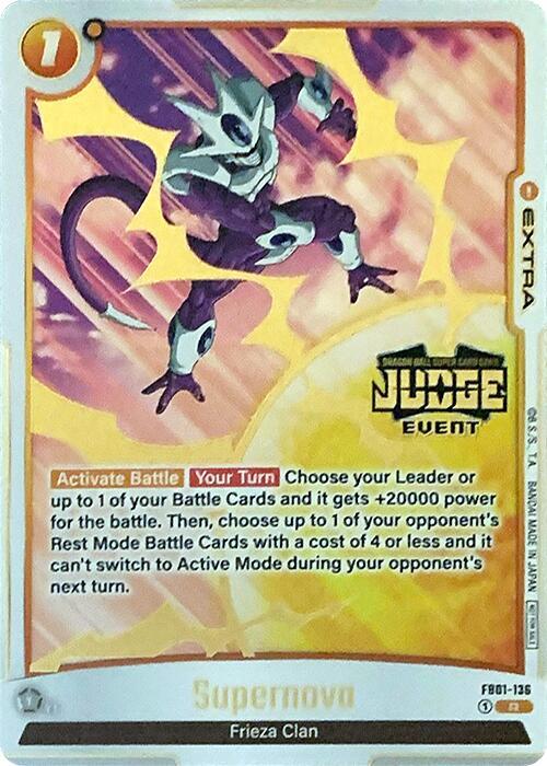 Supernova (Judge Pack (Event Judge) 01) FB01-136 card from Tournament and Championship Promos