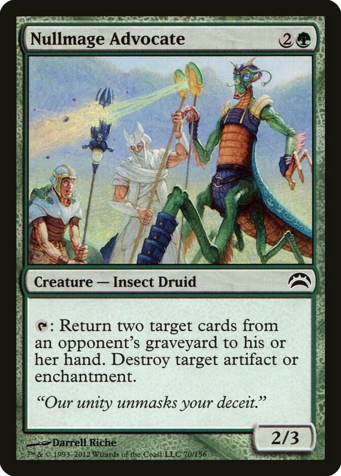 Nullmage Advocate 70 card from Planechase 2012