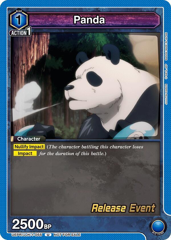 Panda UEPR/JJK-1-055 card from UE03BT: Jujutsu Kaisen Release Event Cards