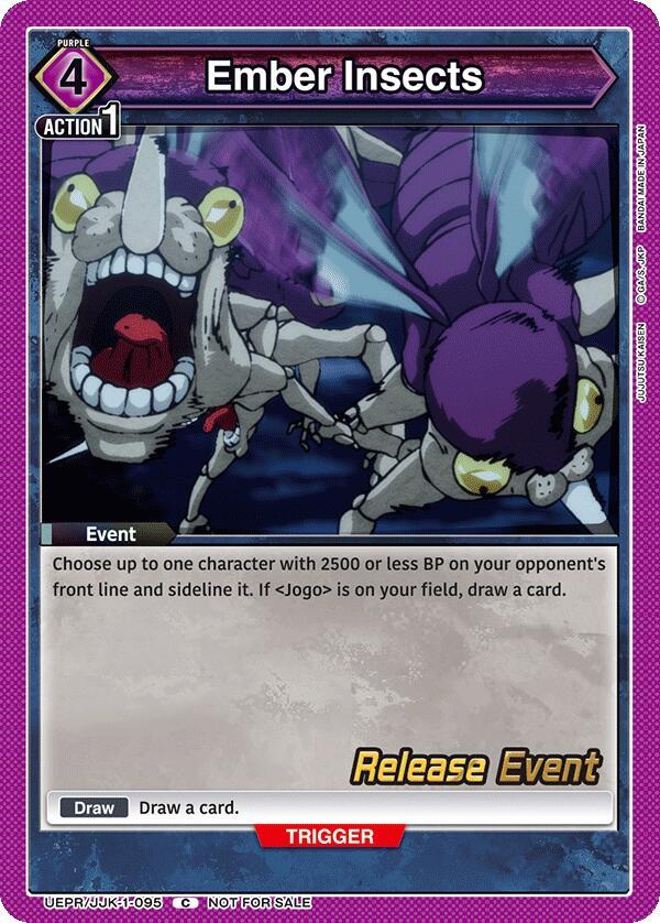 Ember Insects UEPR/JJK-1-095 card from UE03BT: Jujutsu Kaisen Release Event Cards