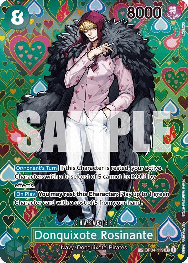 Donquixote Rosinante (SP) OP04-119 card from Emperors in the New World