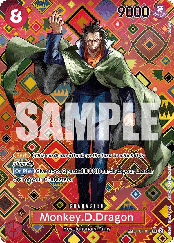 Monkey.D.Dragon (SP) OP07-015 card from Emperors in the New World