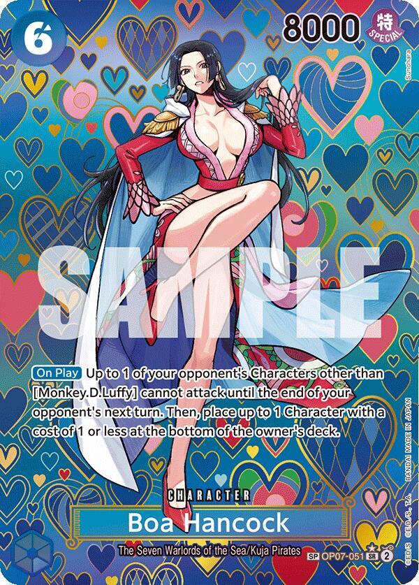 Boa Hancock (SP) OP07-051 card from Emperors in the New World