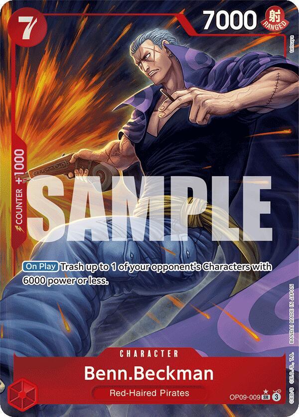 Benn.Beckman (Parallel) OP09-009 card from Emperors in the New World