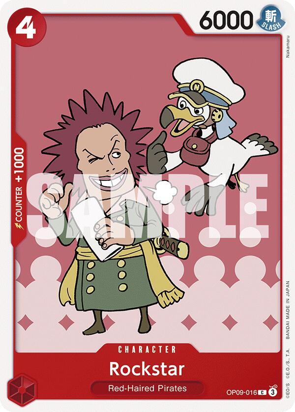 Rockstar OP09-016 card from Emperors in the New World
