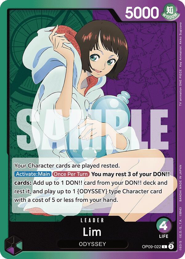 Lim OP09-022 card from Emperors in the New World
