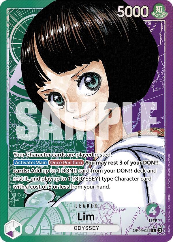 Lim (Parallel) OP09-022 card from Emperors in the New World