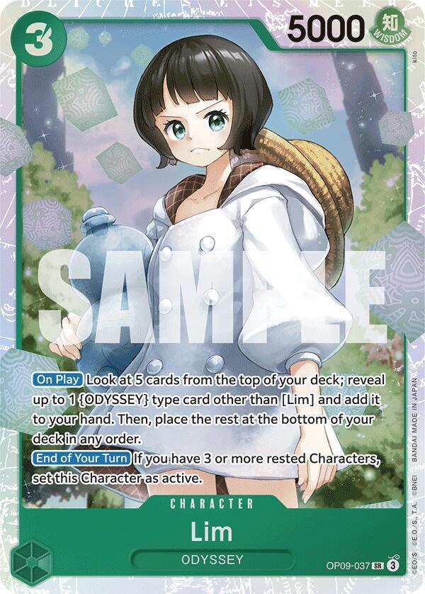 Lim OP09-037 card from Emperors in the New World