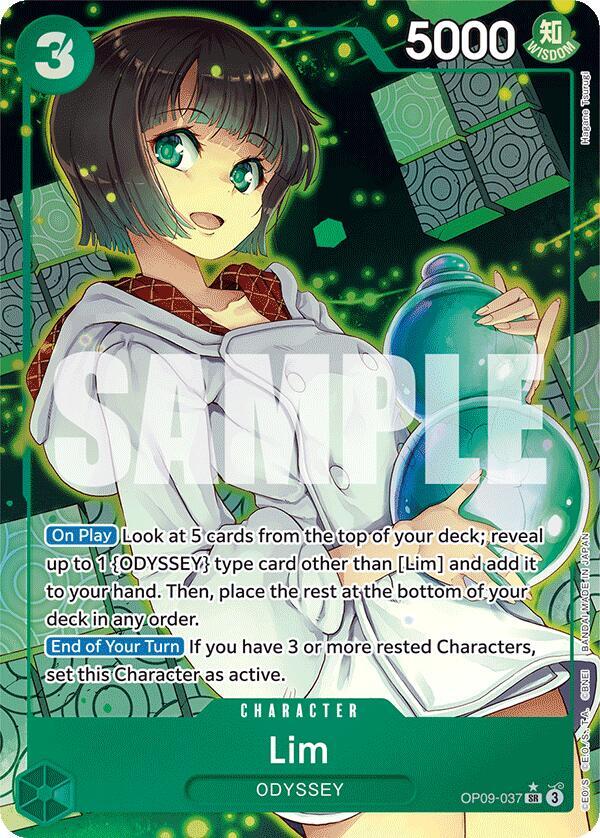 Lim (Parallel) OP09-037 card from Emperors in the New World