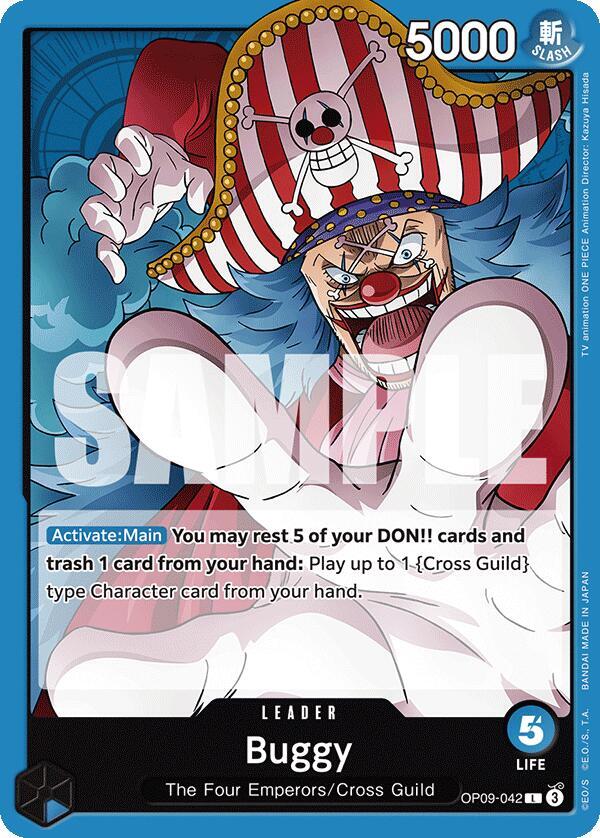 Buggy OP09-042 card from Emperors in the New World