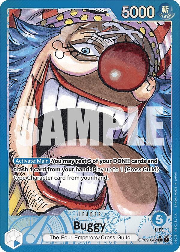 Buggy (Parallel) OP09-042 card from Emperors in the New World