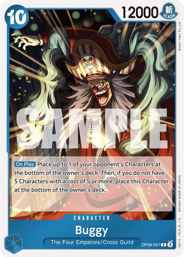 Buggy OP09-051 card from Emperors in the New World
