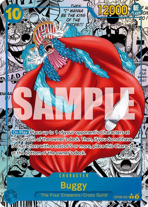 Buggy (Manga) OP09-051 card from Emperors in the New World