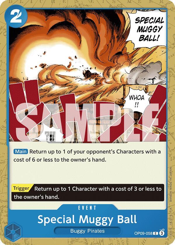 Special Muggy Ball OP09-058 card from Emperors in the New World