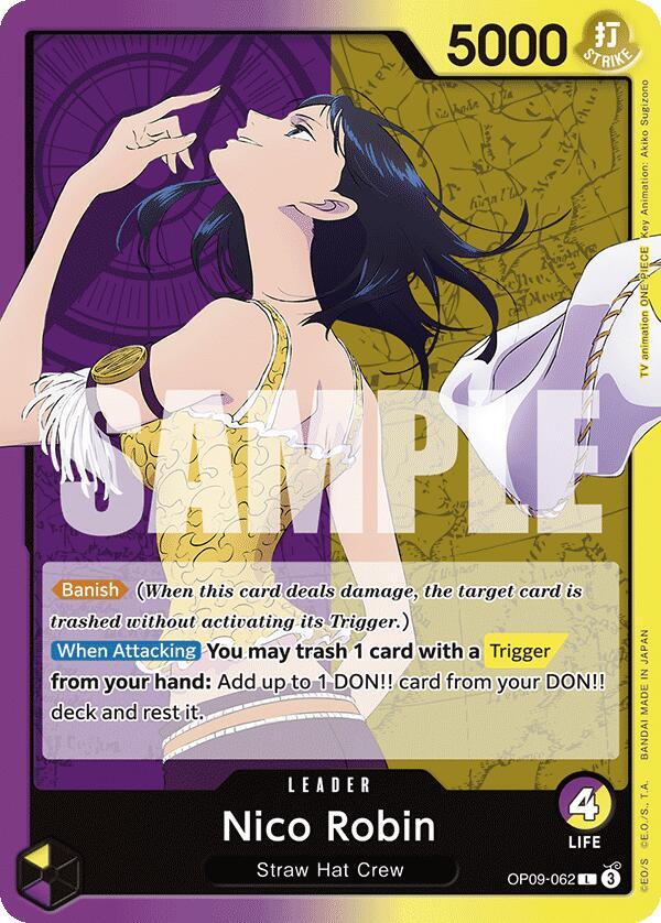 Nico Robin OP09-062 card from Emperors in the New World