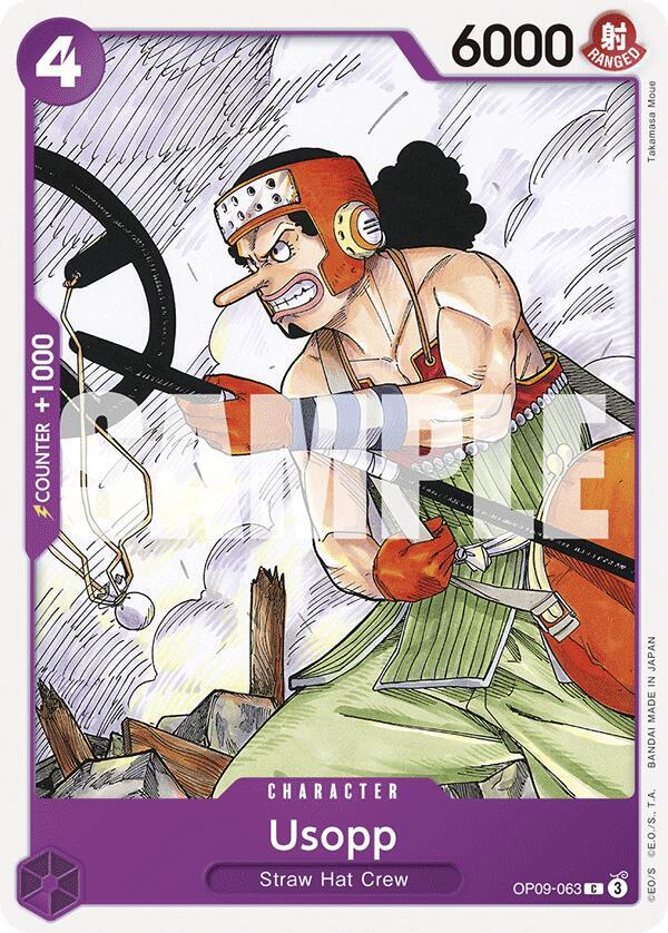 Usopp OP09-063 card from Emperors in the New World