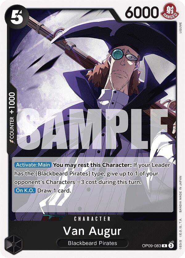 Van Augur OP09-083 card from Emperors in the New World