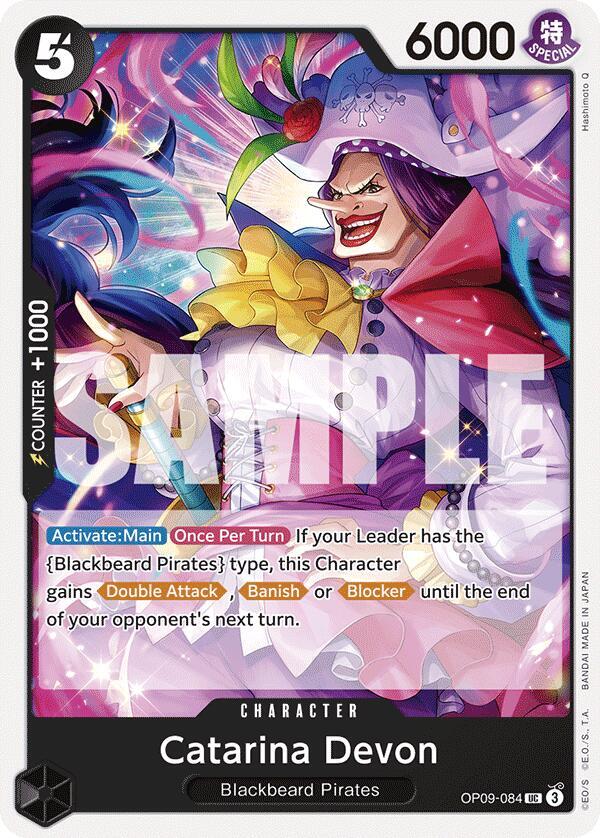 Catarina Devon OP09-084 card from Emperors in the New World