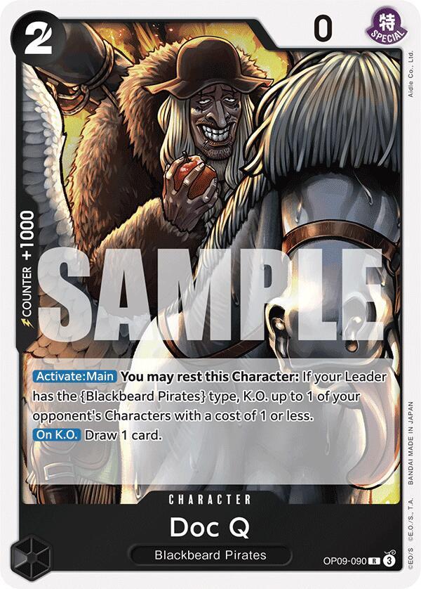Doc Q OP09-090 card from Emperors in the New World