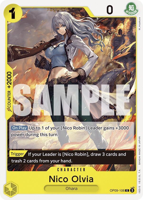 Nico Olvia OP09-106 card from Emperors in the New World