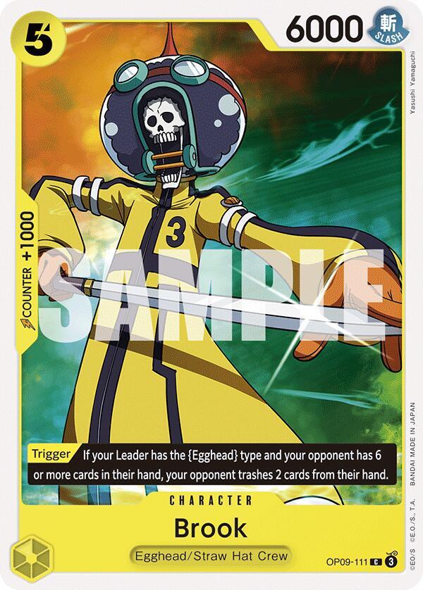 Brook OP09-111 card from Emperors in the New World