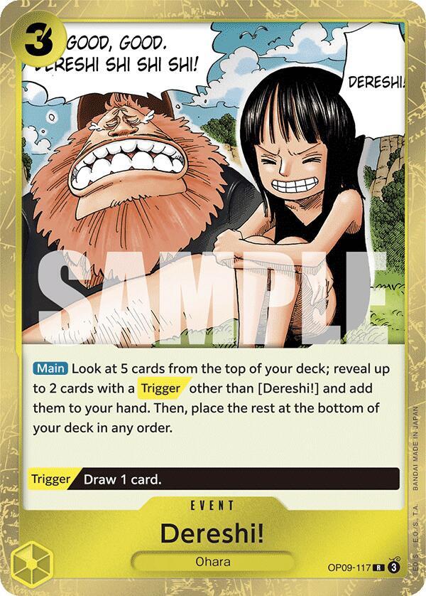 Dereshi! OP09-117 card from Emperors in the New World