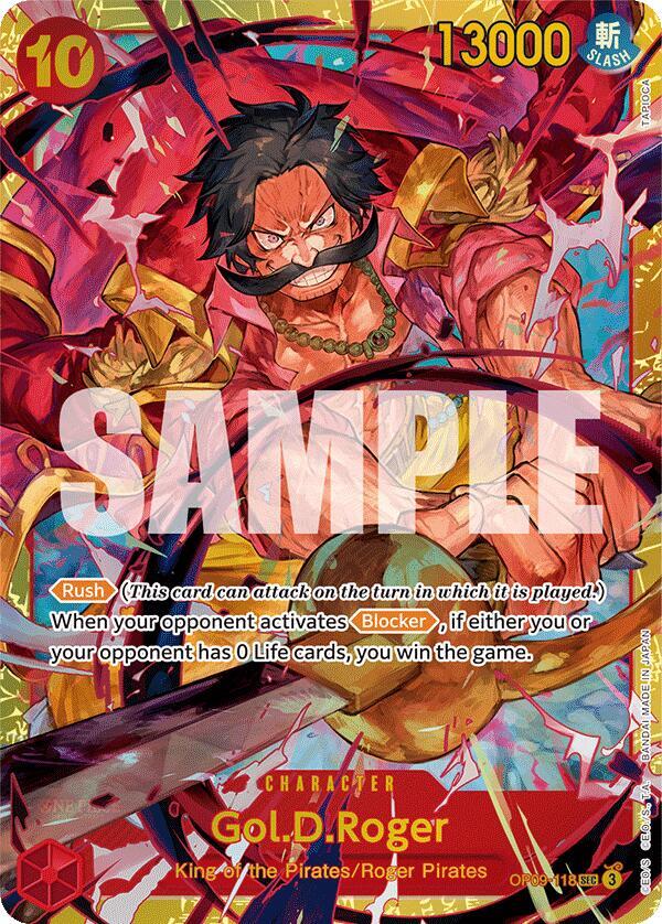 Gol.D.Roger OP09-118 card from Emperors in the New World