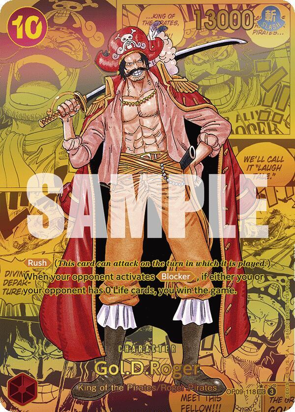 Gol.D.Roger (Manga) OP09-118 card from Emperors in the New World