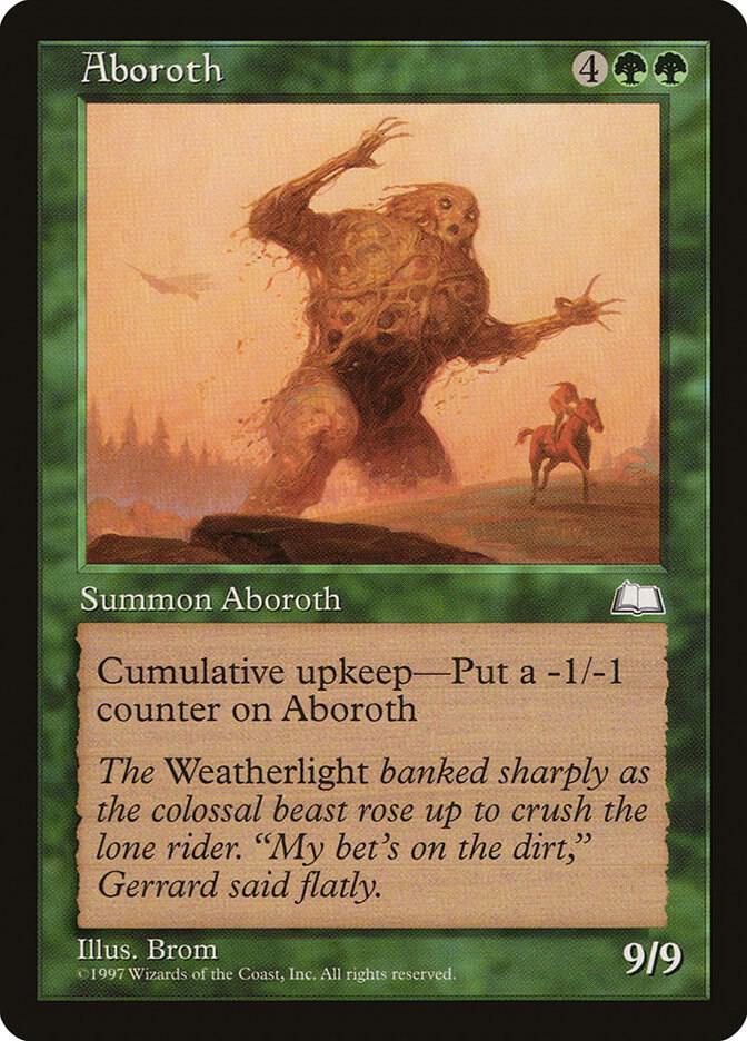 Aboroth card from Weatherlight