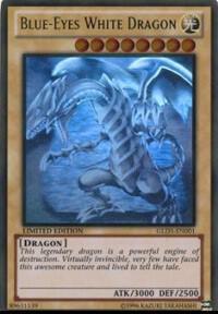 Blue-Eyes White Dragon GLD5-EN001 card from Gold Series: Haunted Mine