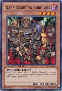 Dark Scorpion Burglars GLD5-EN004 card from Gold Series: Haunted Mine