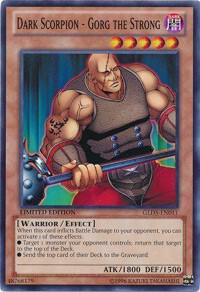 Dark Scorpion - Gorg the Strong GLD5-EN011 card from Gold Series: Haunted Mine