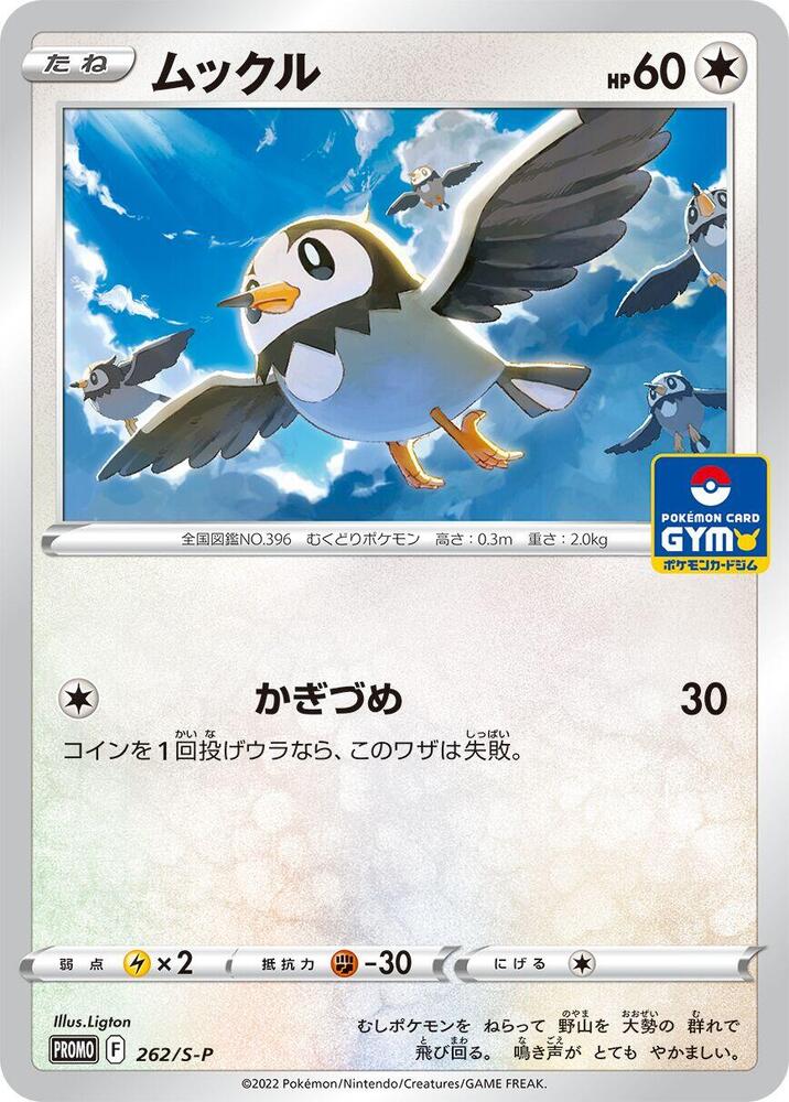 Starly 262/S-P card from S-P: Sword & Shield Promos