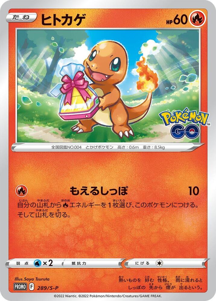 Charmander 289/S-P card from S-P: Sword & Shield Promos