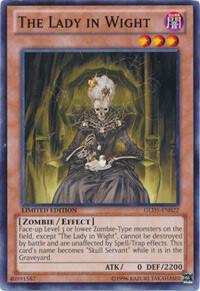 The Lady in Wight GLD5-EN022 card from Gold Series: Haunted Mine
